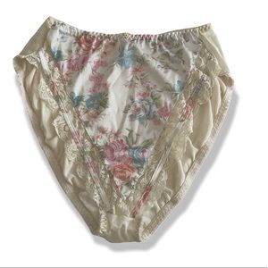 Vintage Christian Dior floral panty size S